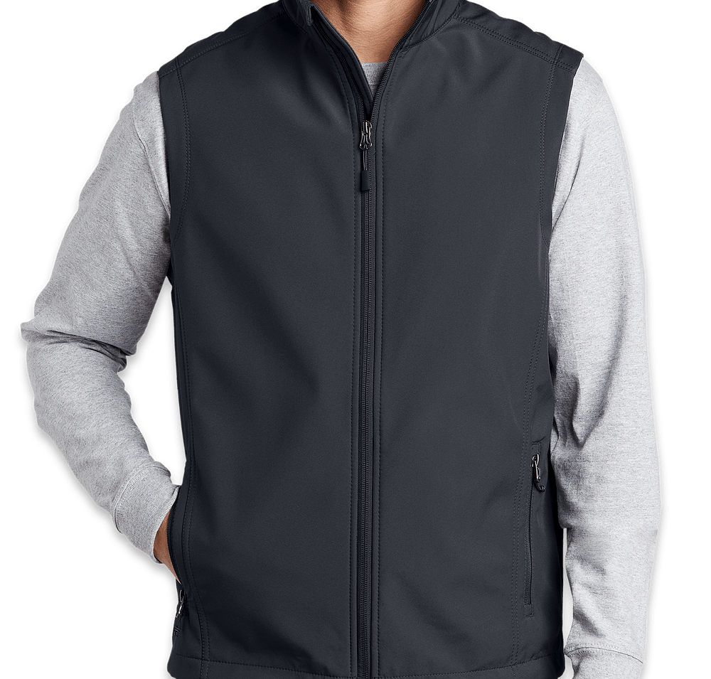Port Authority Core Fleece Lined Soft Shell Vest - Printed-default