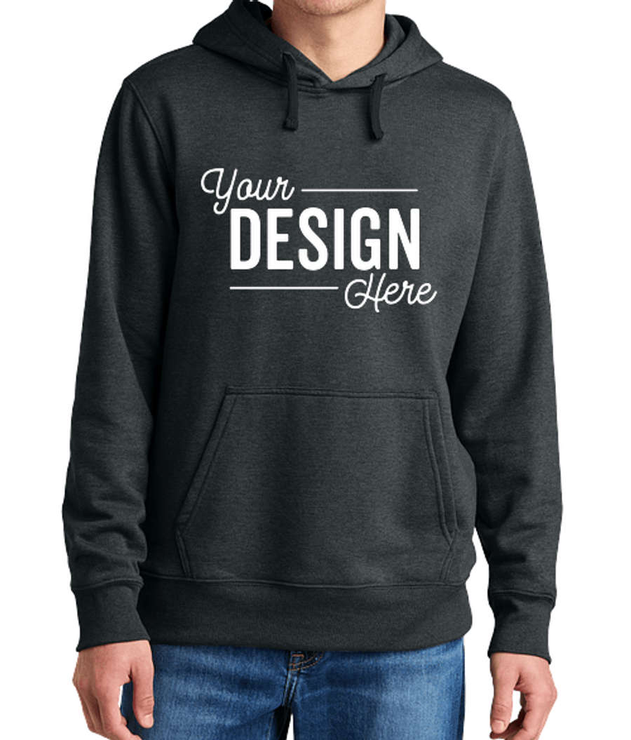 The North Face Sleeve Logo Pullover Hoodie in Tnf Black Heather