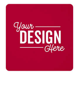 Square Cardboard Coaster - Color: Cardinal