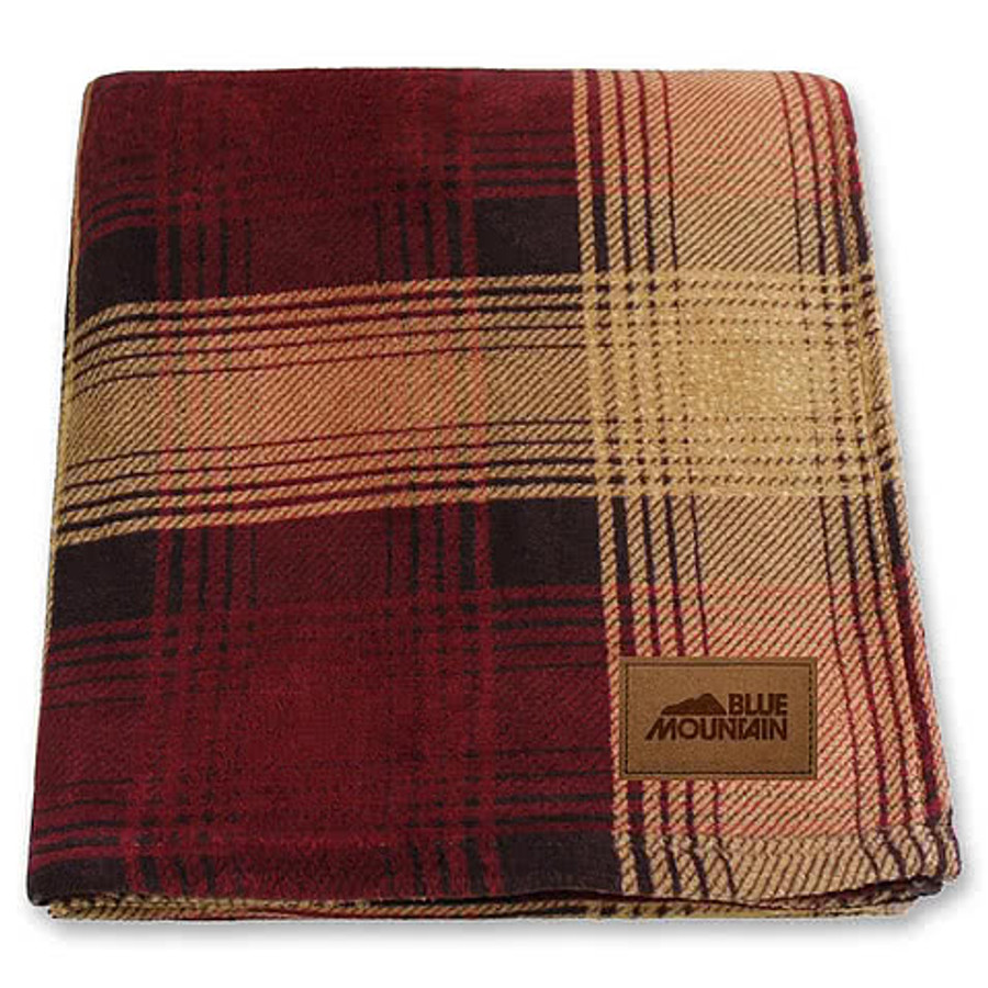 Cabin Throw in Red Plaid