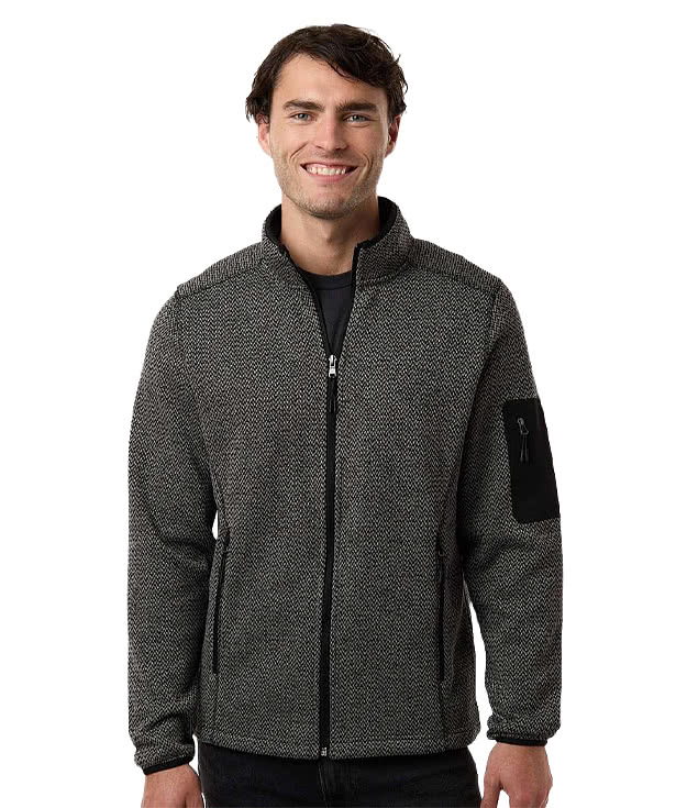 North End Jasper Recycled Fleece Jacket - Embroidered