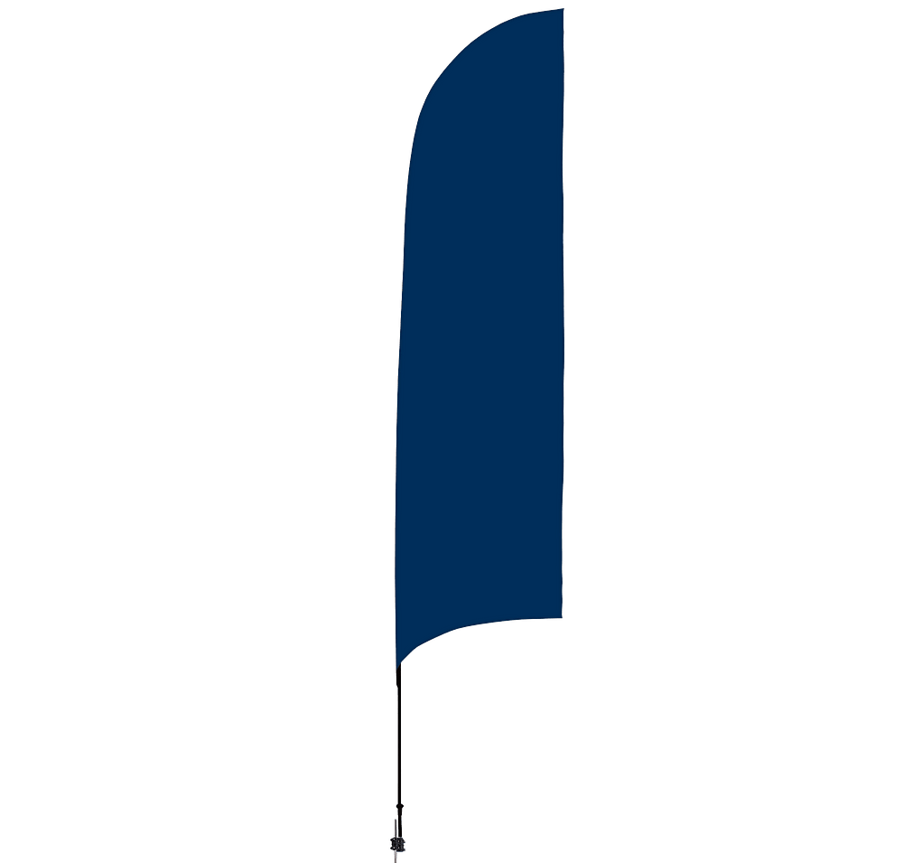 Full Color 13’ Streamline Razor Flag with Spike-default