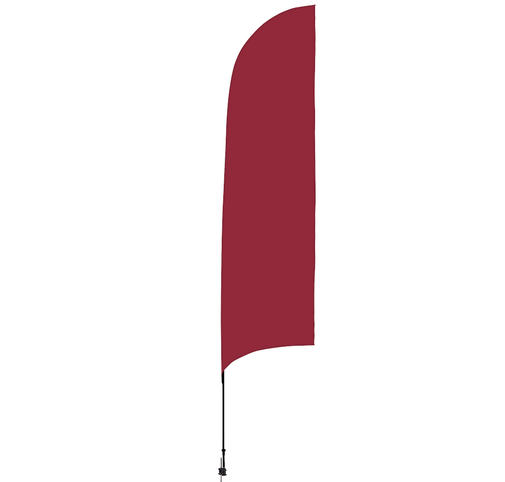 Full Color 13’ Streamline Razor Flag with Spike-default