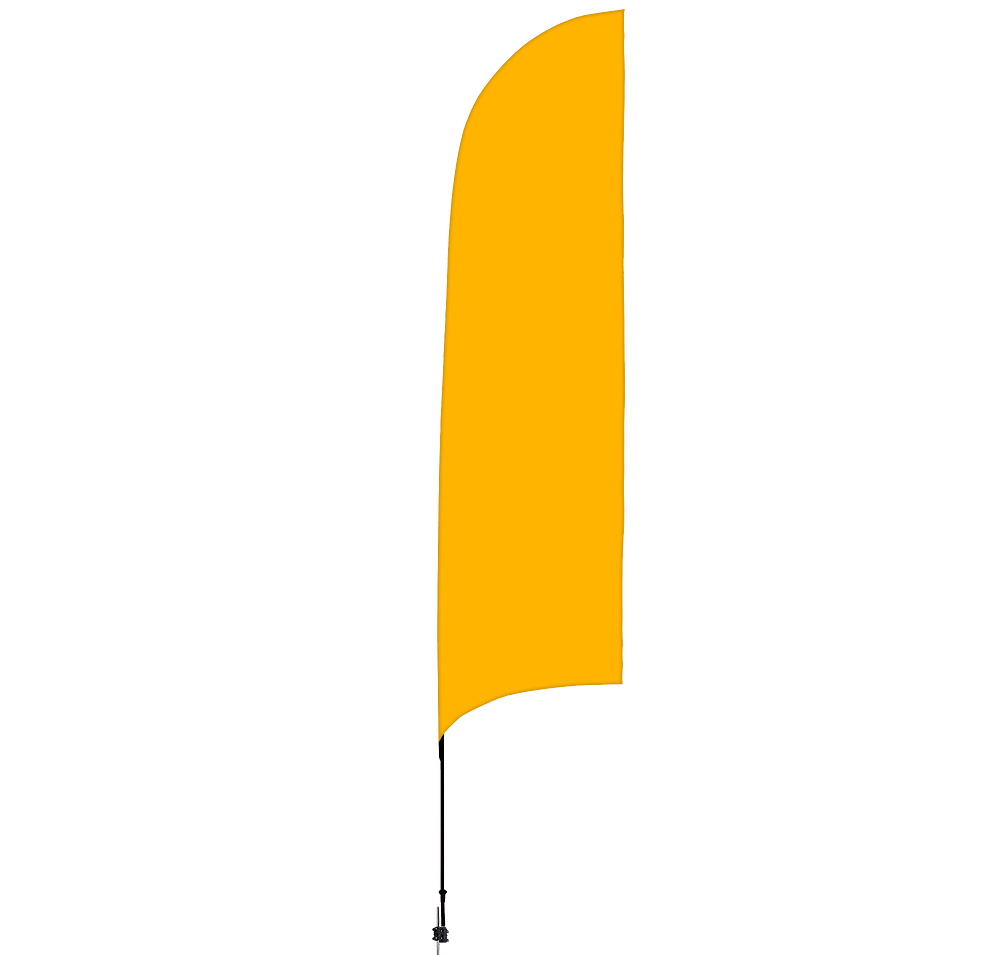 Full Color 13’ Streamline Razor Flag with Spike-default