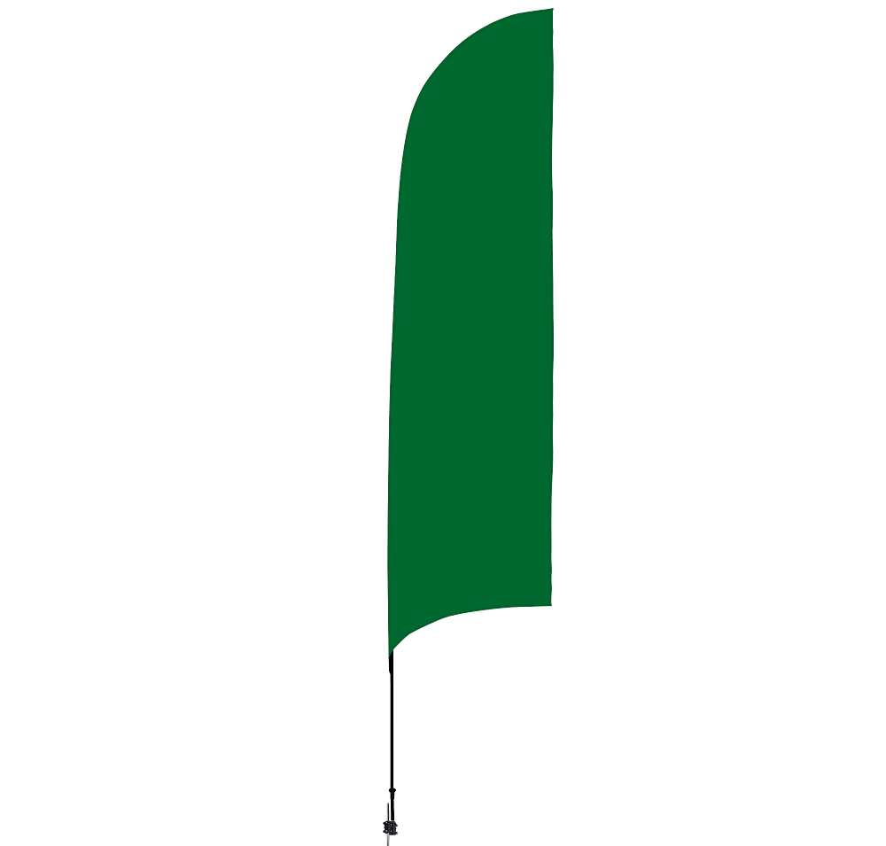 Full Color 13’ Streamline Razor Flag with Spike-default