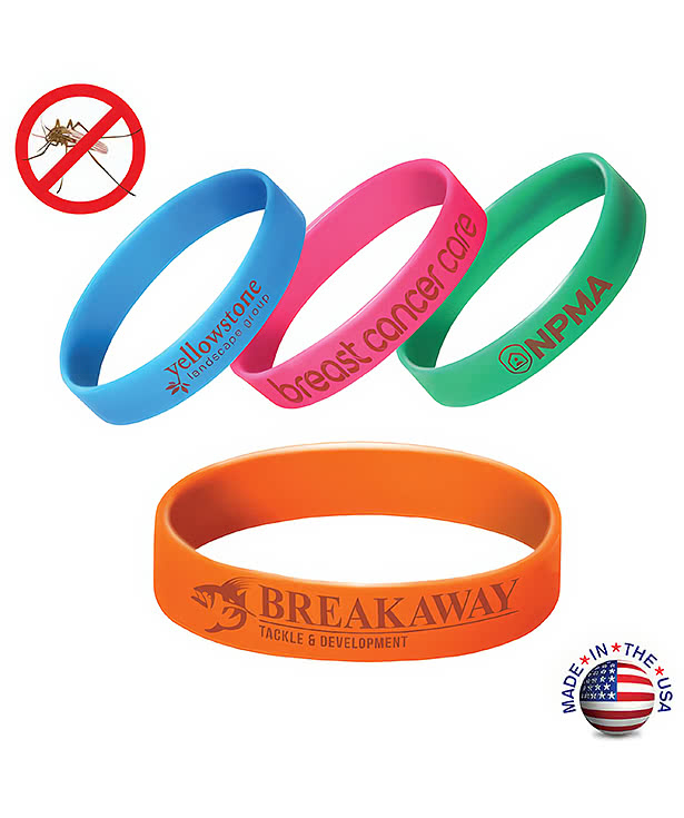 Laser Engraved Insect Repellent Bracelet