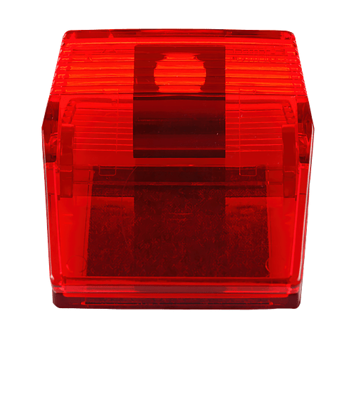 2" Magnet Memo Clip in Translucent Red