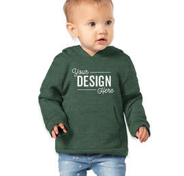 Bella + Canvas Toddler Sponge Fleece Pullover Hoodie - Color: Heather Forest