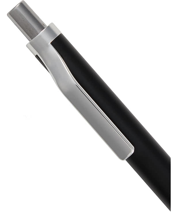 Laser Engraved Beau Recycled Aluminum Gel Pen (black ink)