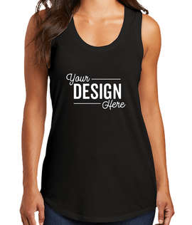 District Women's Tri-Blend Racerback Tank - Color: Black