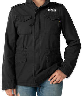 Alpha Industries Women's M-65 Defender Jacket - Color: Black