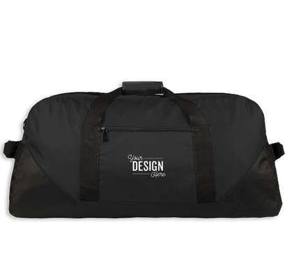 Liberty Series Large Duffel Bag - Embroidered - Black