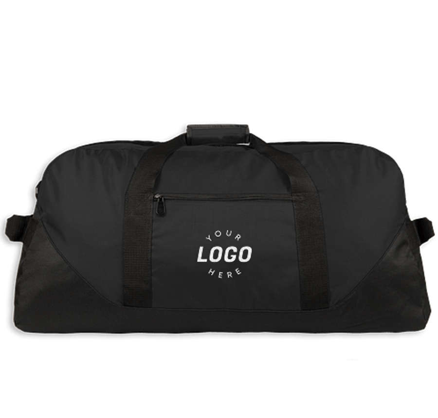 Liberty Series Large Duffel Bag - Embroidered in Black