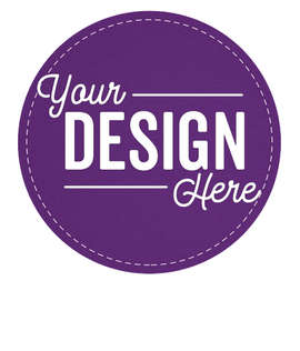 Circle Cardboard Coaster - Color: Team Purple