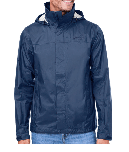 Marmot PreCip Eco Packable Rain Jacket - Printed in Arctic Navy