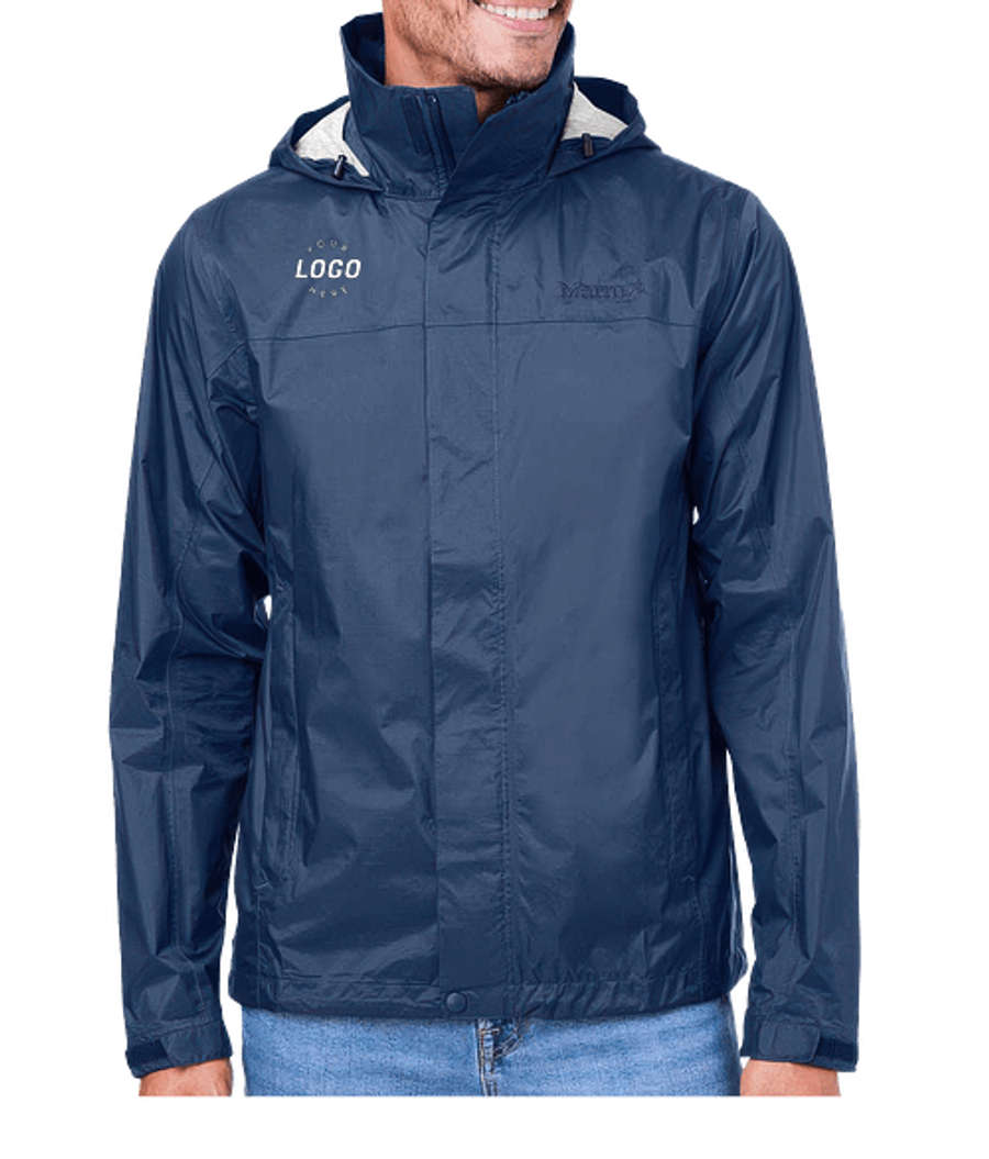 Marmot PreCip Eco Packable Rain Jacket - Printed in Arctic Navy