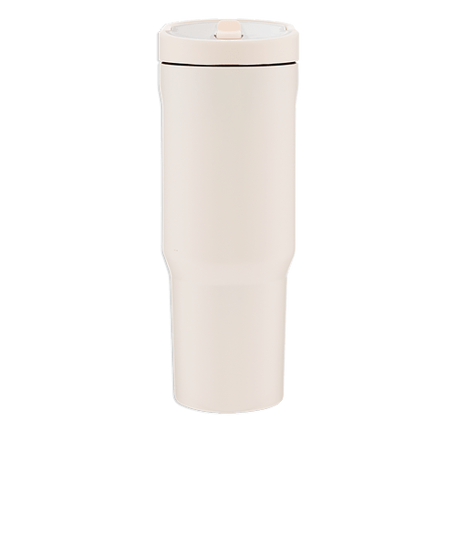 HydroJug 40 oz. Traveler Sport Stainless Steel Insulated Tumbler in Cream
