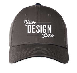 New Era 39THIRTY Stretch Fit Baseball Hat - Color: Graphite / Deep Navy