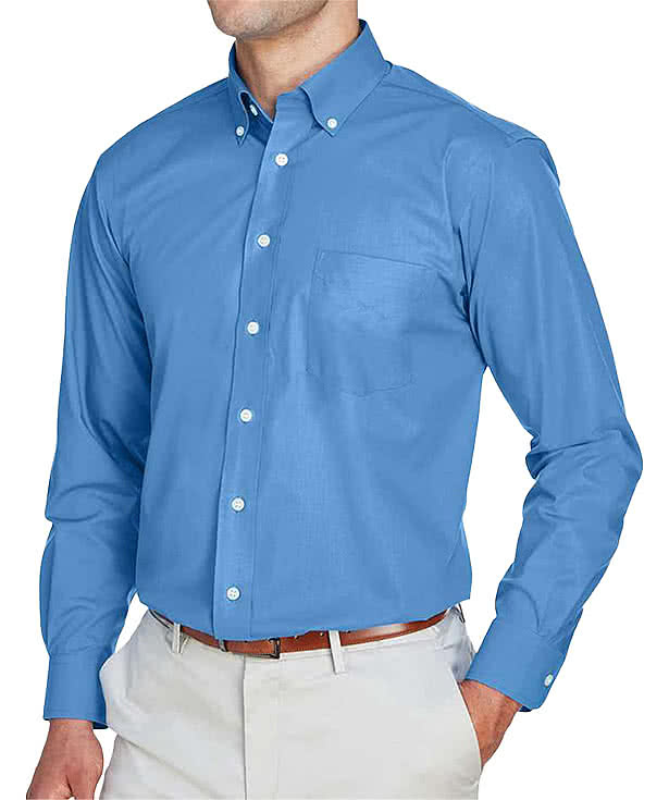 Devon & Jones Tall Crown Collection Broadcloth Woven Dress Shirt - Printed