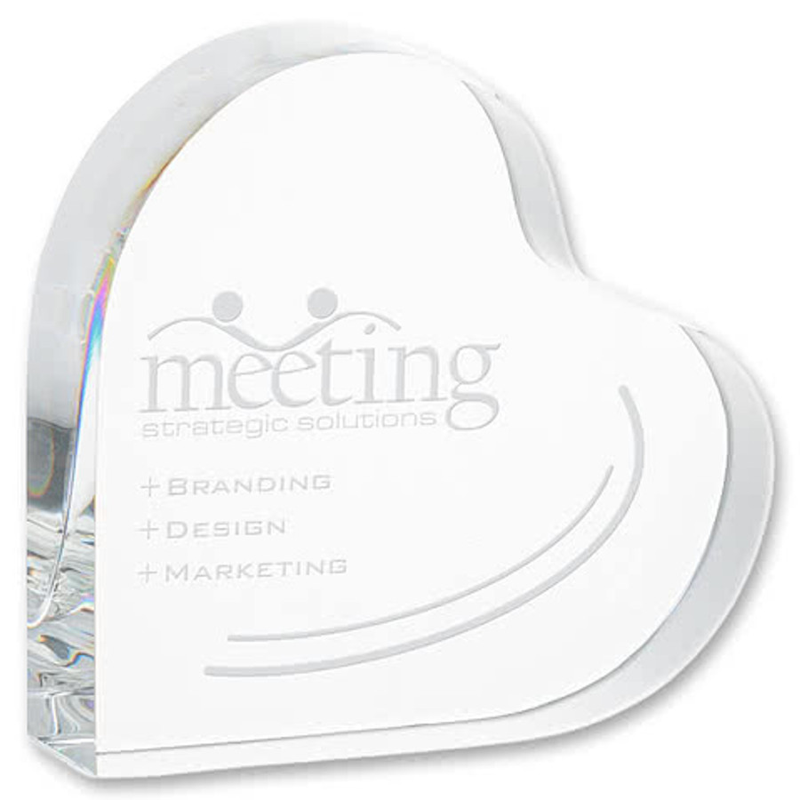 Kashmir Standing Heart Award in Clear