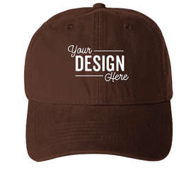 Pacific Headwear Bio-Washed Cotton Buckle Hat - Color: Chocolate