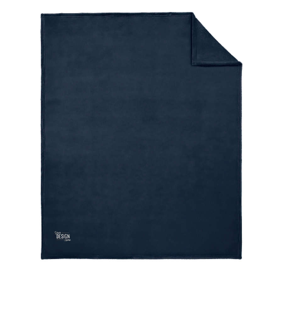 Port Authority Dream Plush Blanket in River Blue Navy