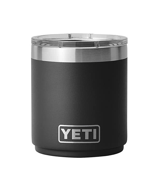 YETI Laser Engraved 10 oz. Stackable Rambler Lowball with DuraSip Ceramic
