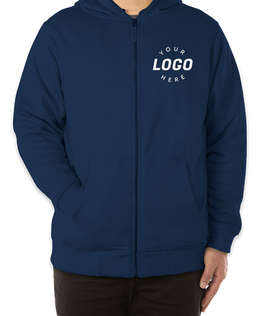 Harriton ClimaBloc Heavyweight Zip Hoodie - Color: Dark Navy