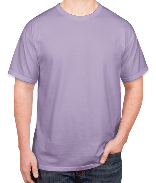 Comfort Colors 100% Cotton T-shirt - Embroidered in Orchid