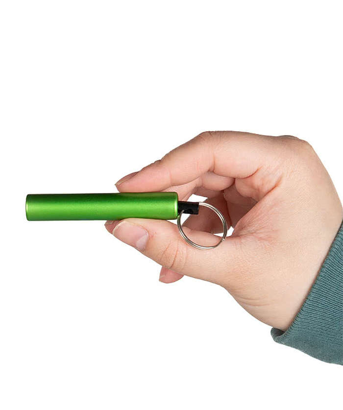 Mini Cylinder LED Flashlight Keychain