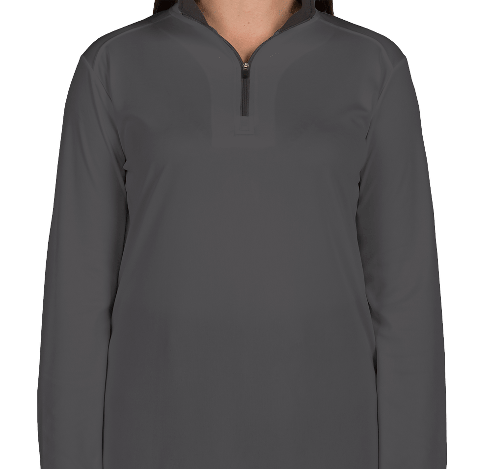 Badger Women's Contrast Quarter Zip Performance Shirt-default
