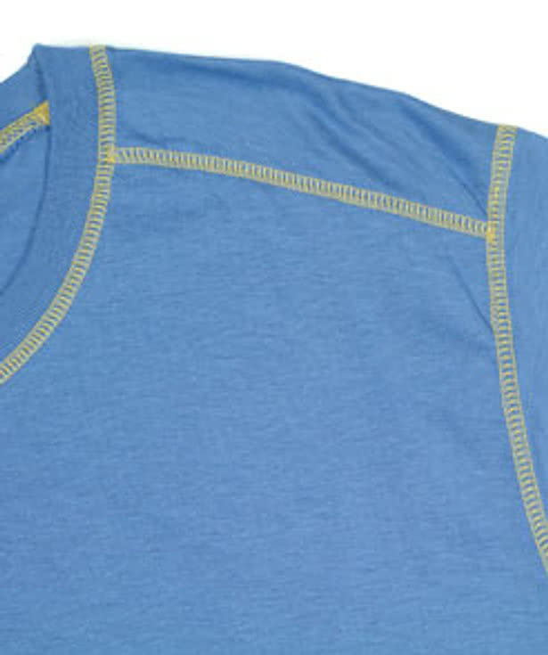 Hanes Contrast Stitch Long Sleeve T