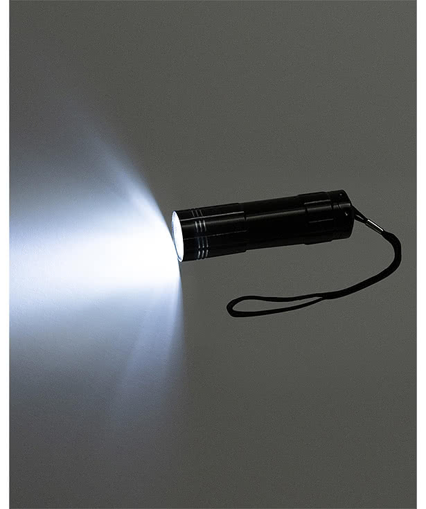 Laser Engraved Malcolm Recycled Aluminum Flashlight