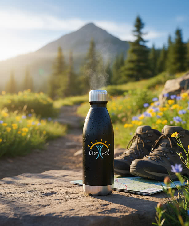 17 oz. Copper Lined Insulated Stainless Steel Water Bottle