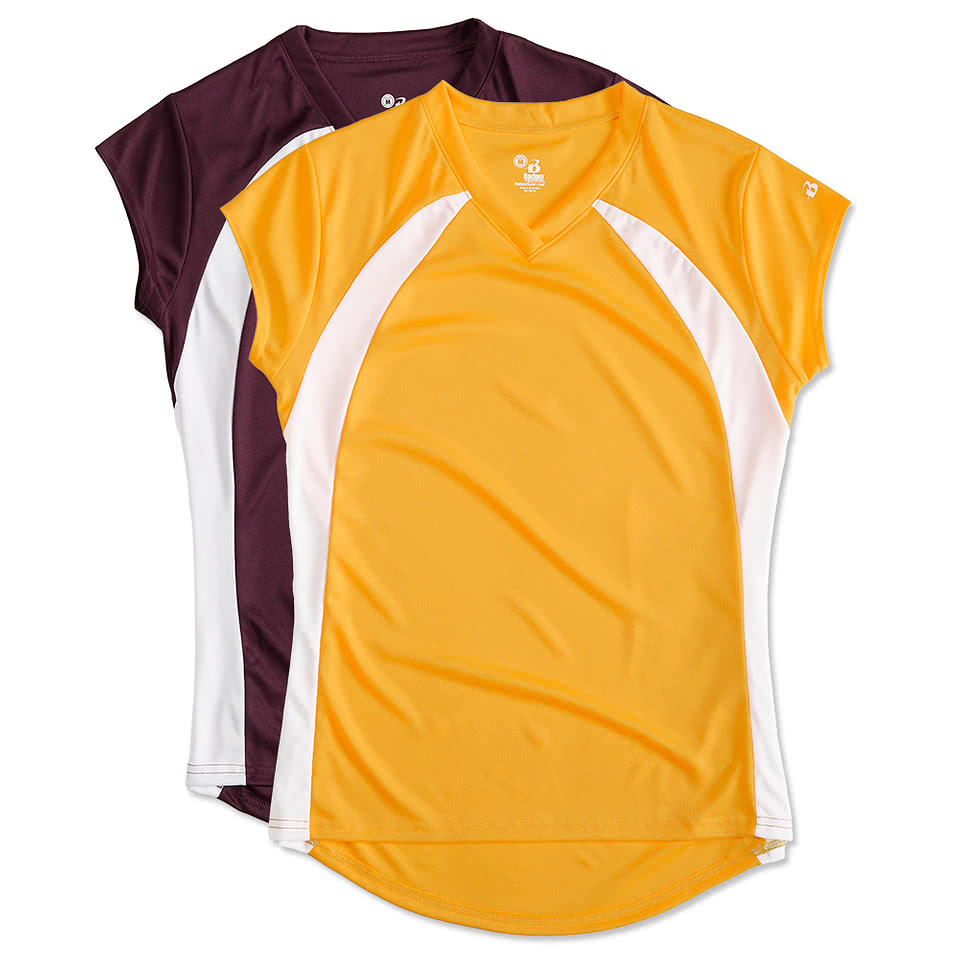 Badger Women's Colorblock Volleyball Jersey