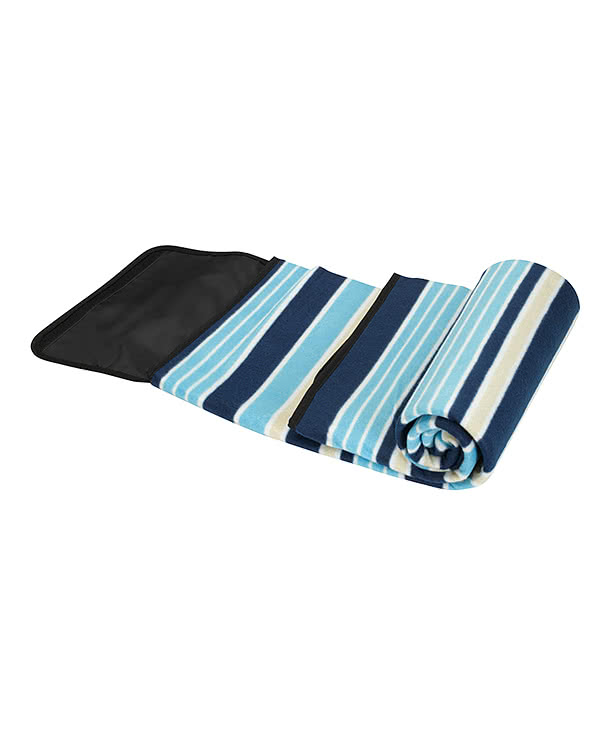 Shoulder Strap Fleece Picnic Blanket