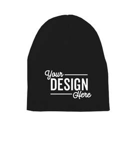 Yupoong Solid Beanie - Color: Black