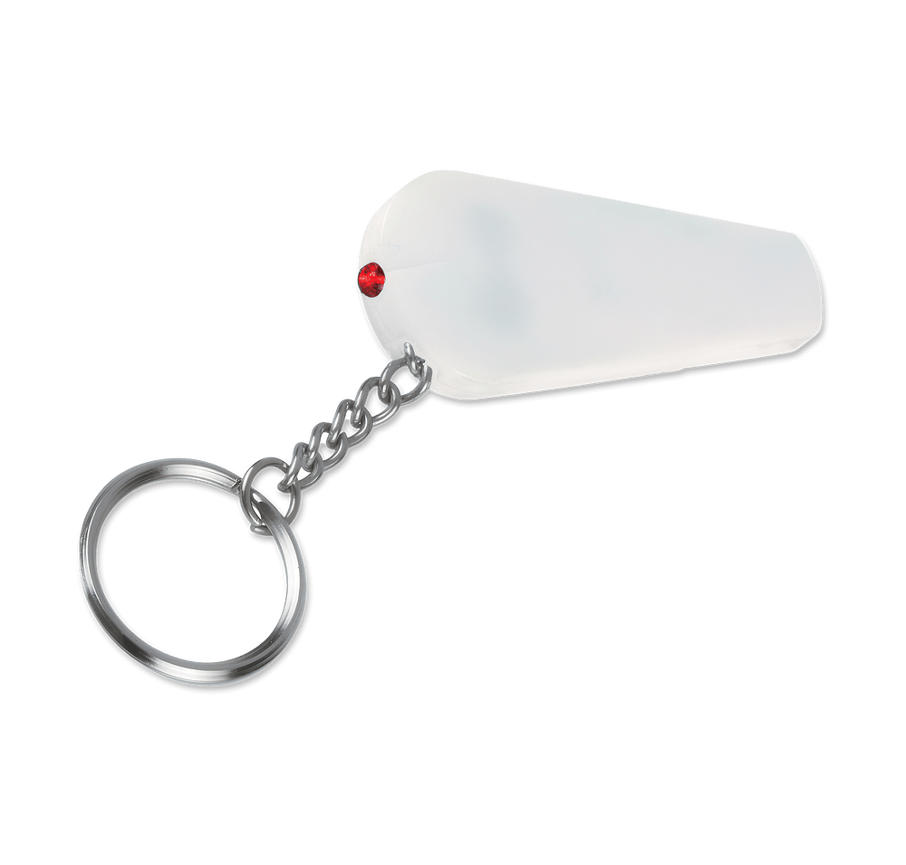 Whistle Keychain with Red Light-default