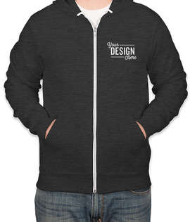 Embroidered Bella + Canvas Ultra Soft Zip Hoodie