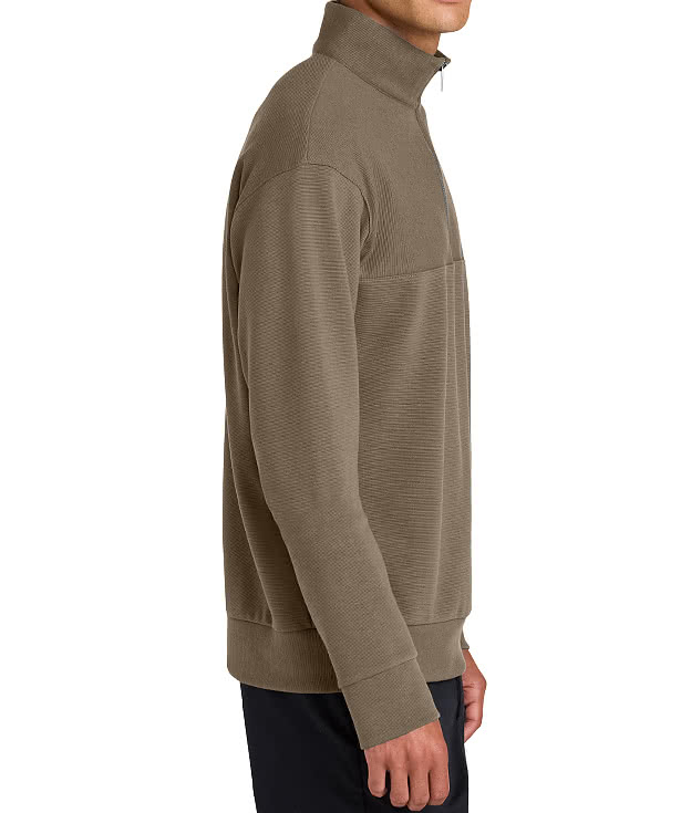 Mercer+Mettle Linear Texture Quarter Zip Sweatshirt
