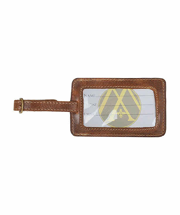 Debossed Andrew Philips Westbridge Leather Luggage Tag