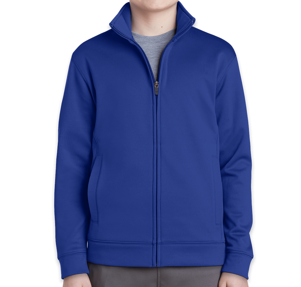 Sport-Tek Youth Sport-Wick Tech Fleece Full Zip Jacket-default