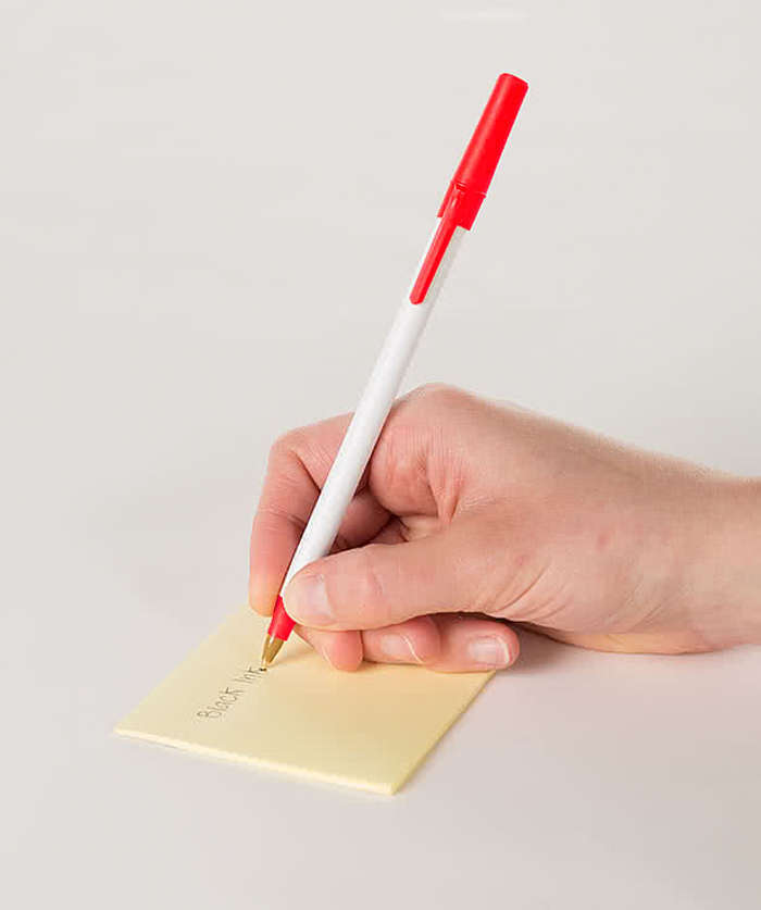 BIC Antimicrobial Round Stic Pen (black ink)