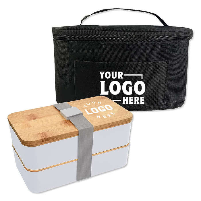 Stackable Bento Box with Insulated Carrying Case