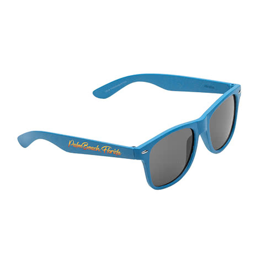 Full Color Kailua Wheat Straw Wayfarer Sunglasses in Sand