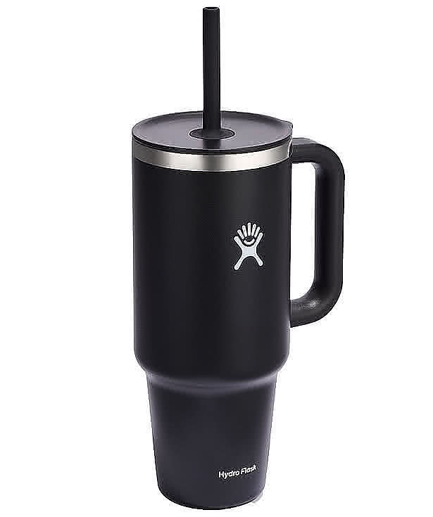 Hydro Flask All Around Travel Tumbler 40 oz. with Straw - Laser Engraved