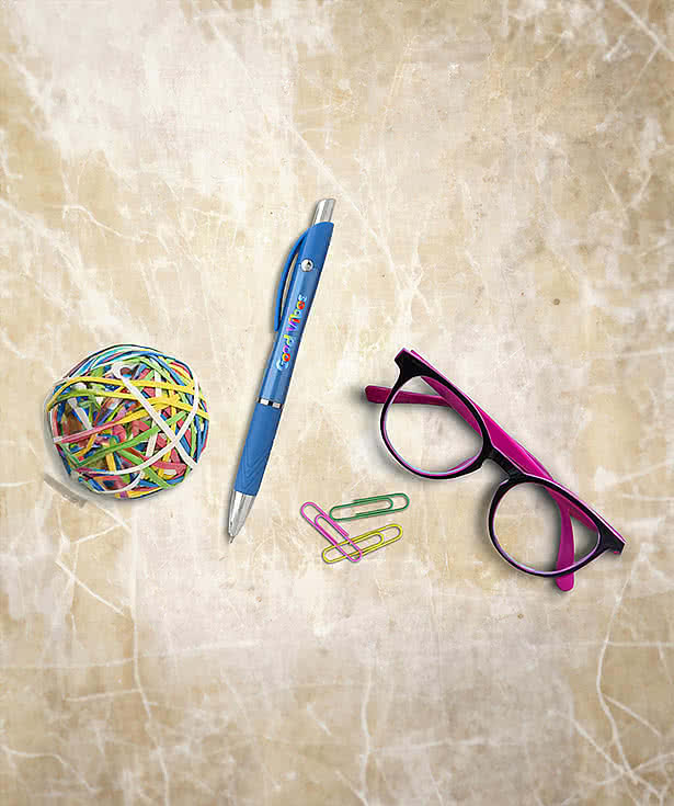 Souvenir Emblem Gel Pen (black ink)