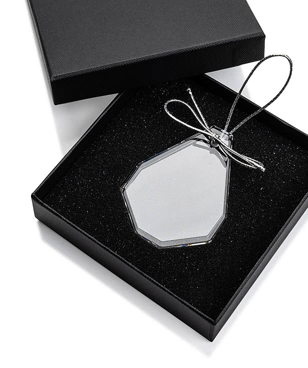 Optical Crystal Teardrop Ornament