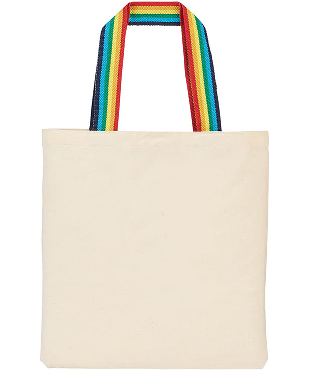 Rainbow Recycled Cotton Tote Bag