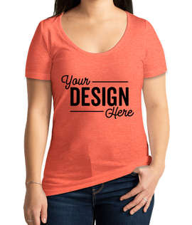 Delta Platinum Women's Slim Fit Cotton Blend T-shirt